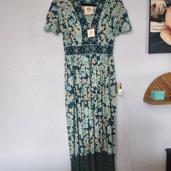 SOLD $360 Brown Sugar Maxi Dress by Chasing Unicorns - Picture 9 of 10